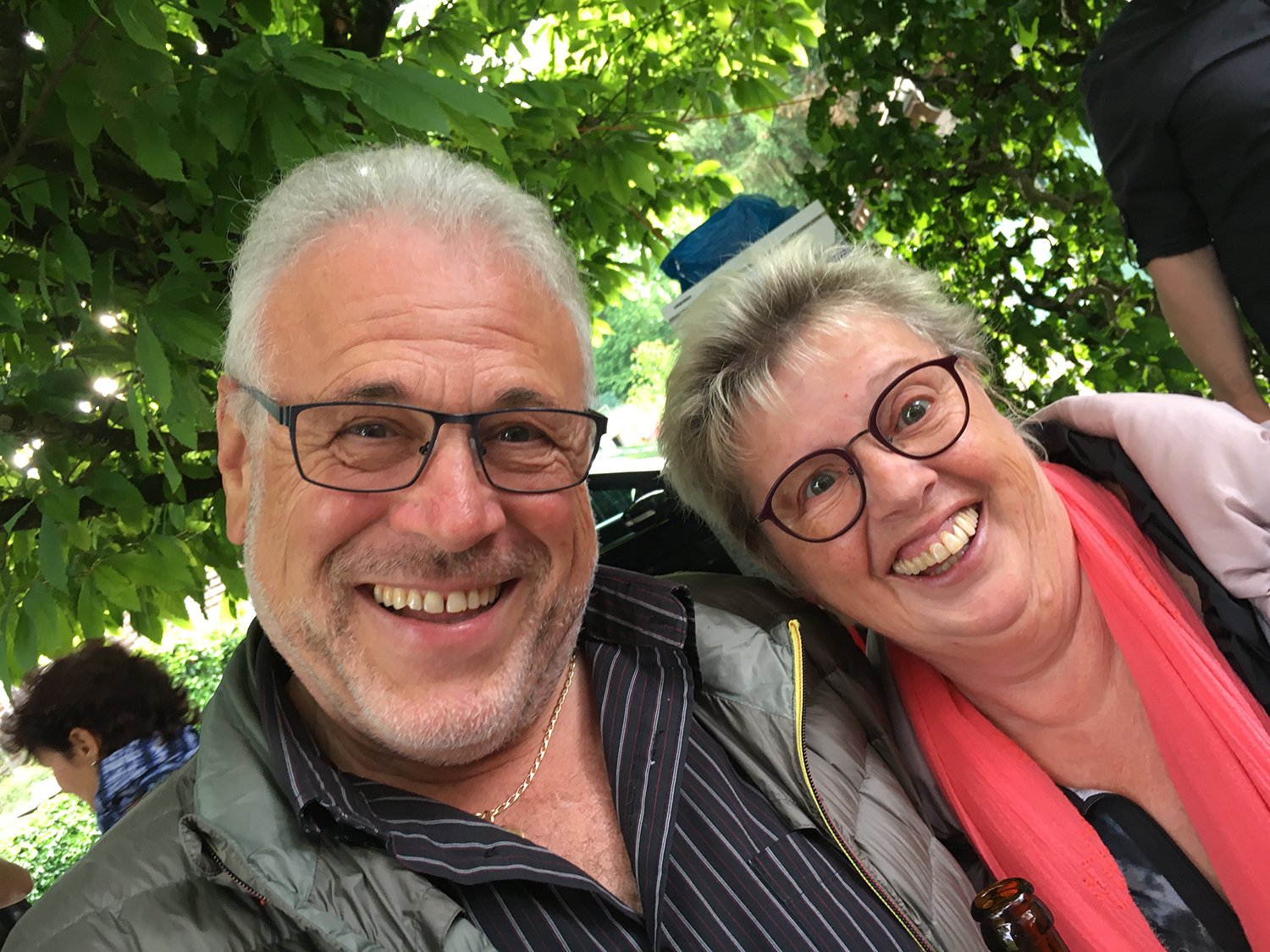 Ein Traumpaar: Sandro und seine Frau